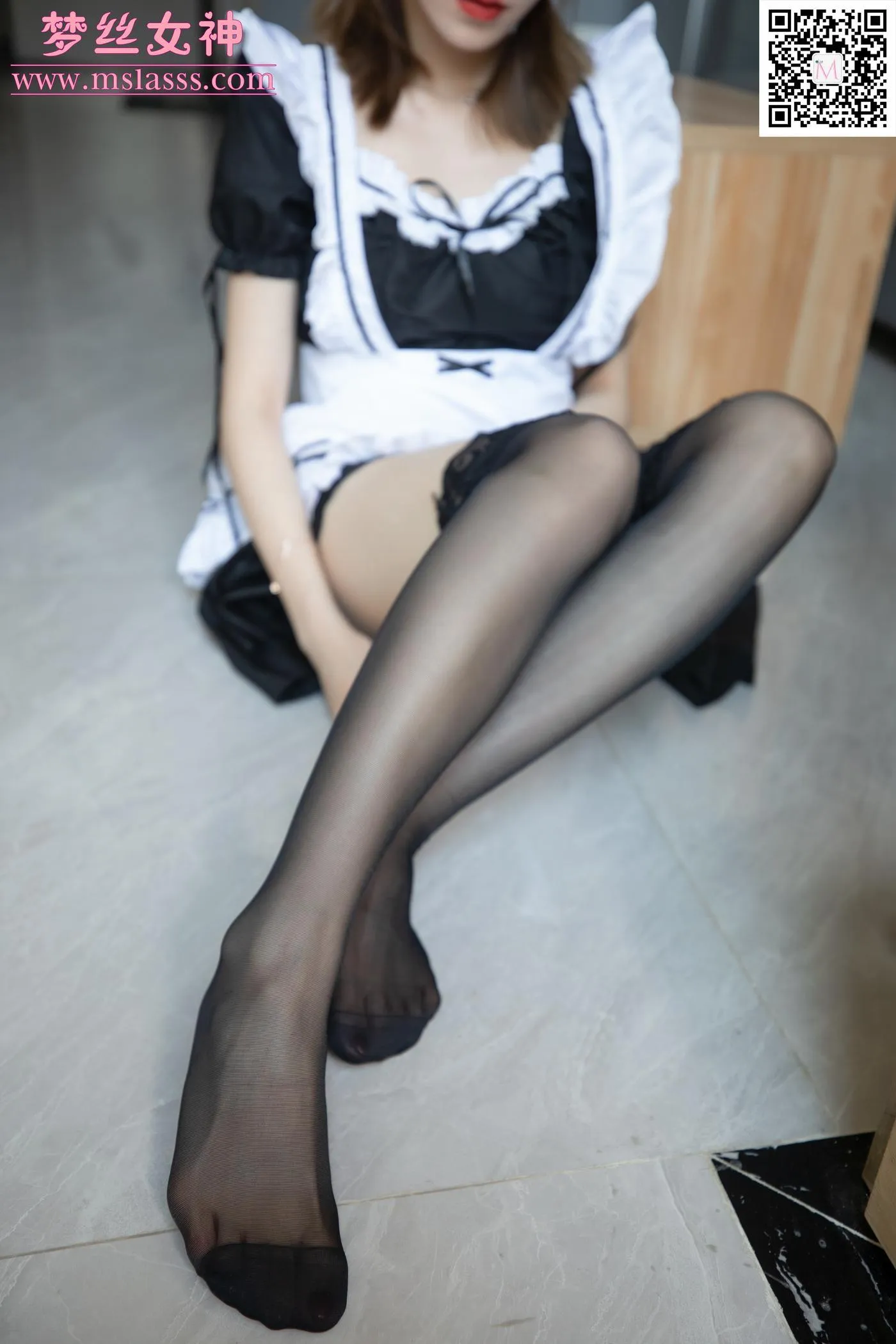 [MSLASS梦丝女神] 2020.06.05 NO.113 晓晓4 蕾丝女仆 [63P]插图9